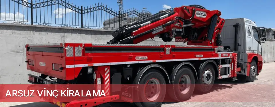 Arsuz İlçemi Vinç Kiralama